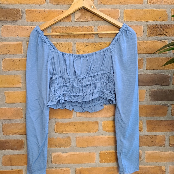Urban Outfitters blouse, XS, blue - Picture 3 of 4